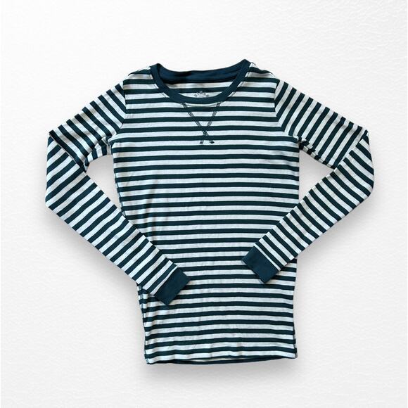Primary Organic Striped PJ Top, Size 14 - Picture 1 of 6